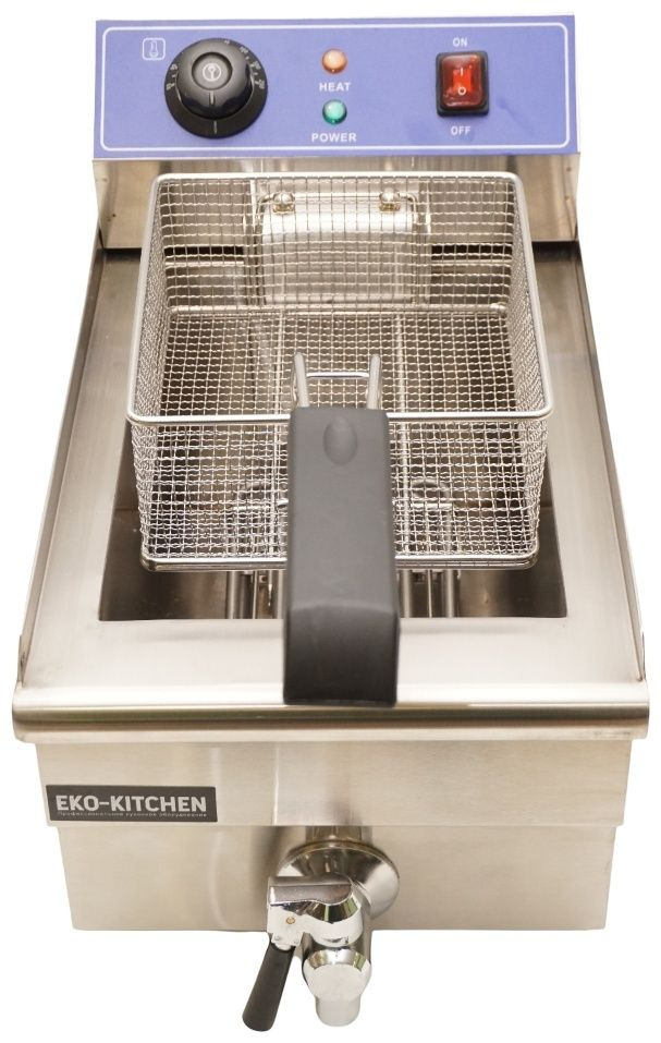 Фритюрница EKO-KITCHEN FF-13L серебристый #1