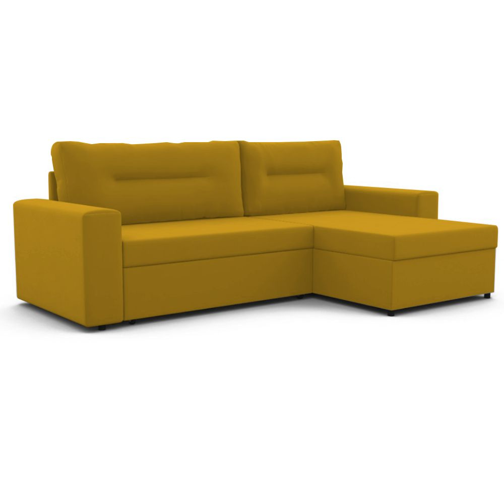 Угловой диван Скандинавия Правый ФОКУС- мебельная фабрика 228х148х86 см песочно-коричневый  #1