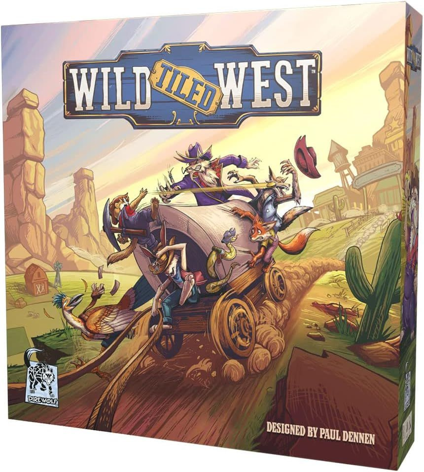 Настольная игра Wild Tiled West на английском языке #1