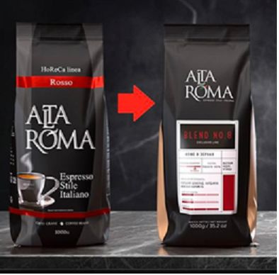 Зерновой кофе ALTA ROMA Blend 8 (ROSSO), пакет, 1кг #1