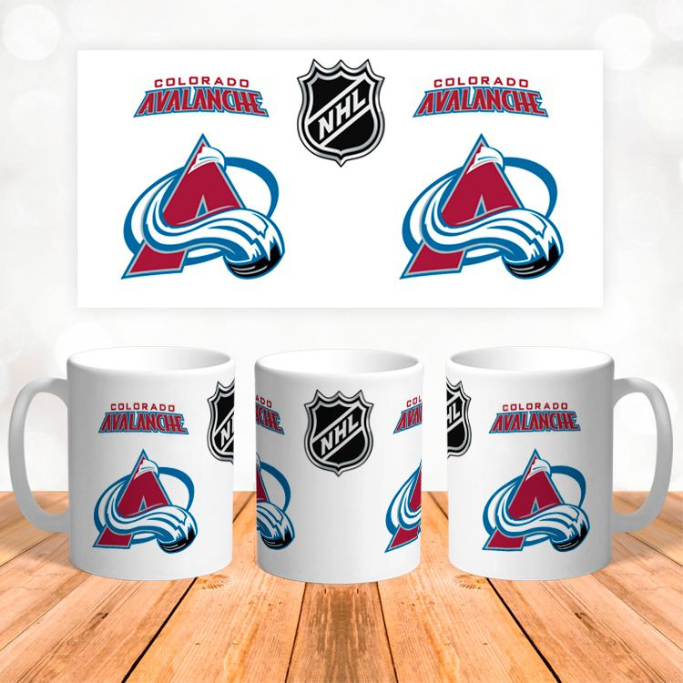 Керамическая кружка Колорадо Эвеланш, Colorado Avalanche, НХЛ, Национальная хоккейная лига  #1