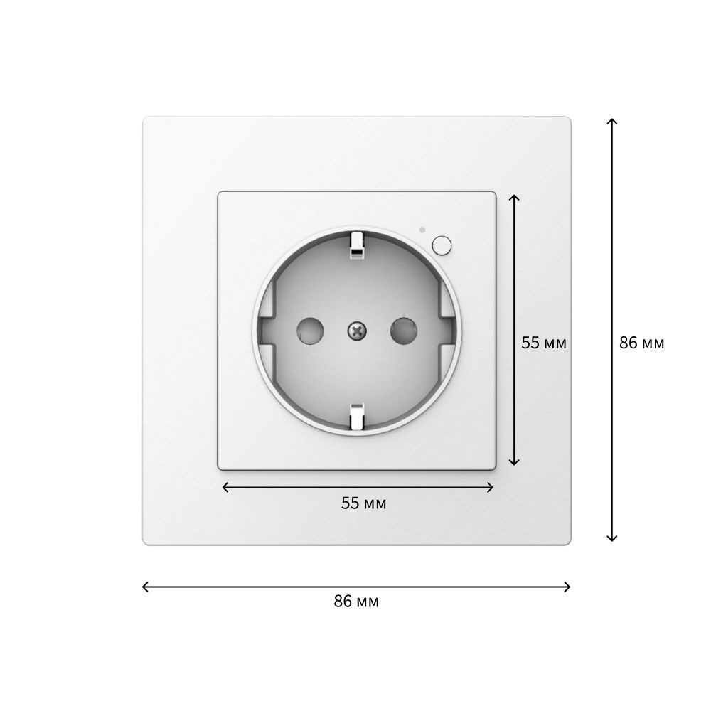 Умная розетка Aqara Wall Outlet H2 EU белый (WP-P01D) #1