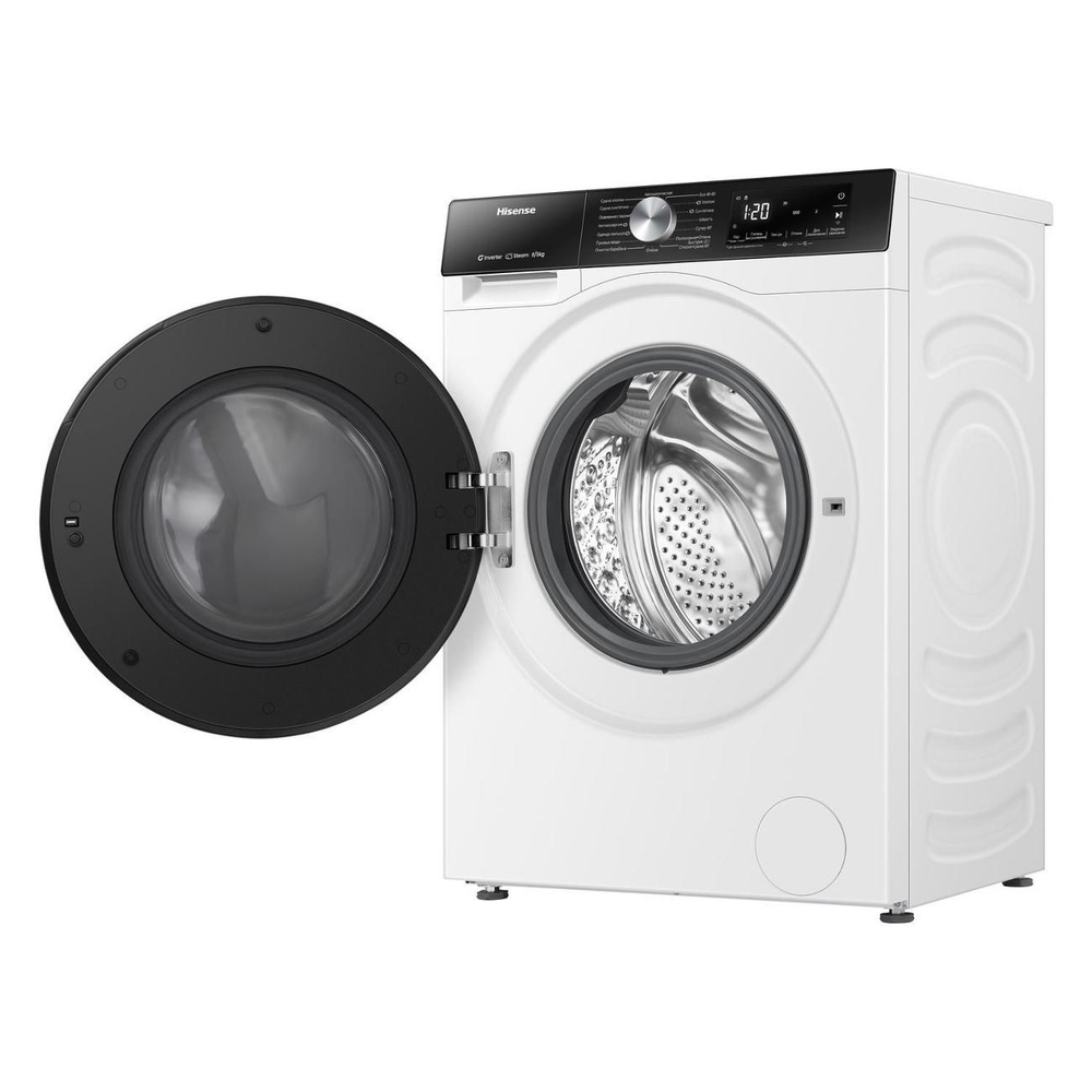 Hisense Стиральная машина WD3S8042BW1, белый #1