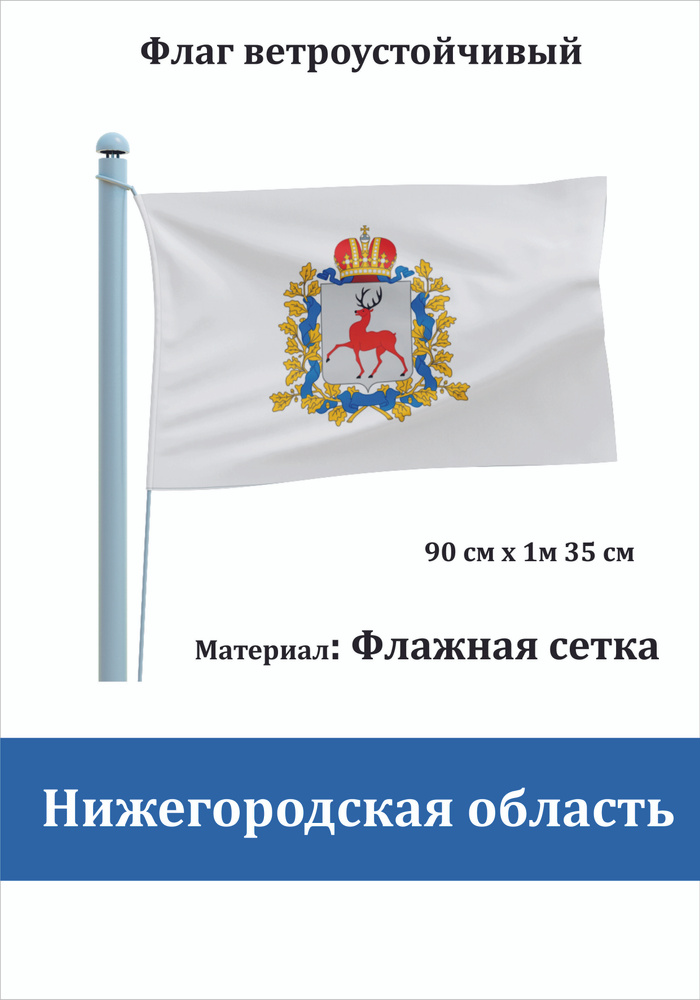Сувенирный флаг Нижегородская область #1