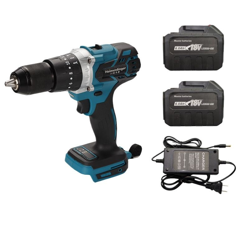 Беспроводная ударная дрель Heimerdinger LB176, 1350 об/мин, 18 В, с ...