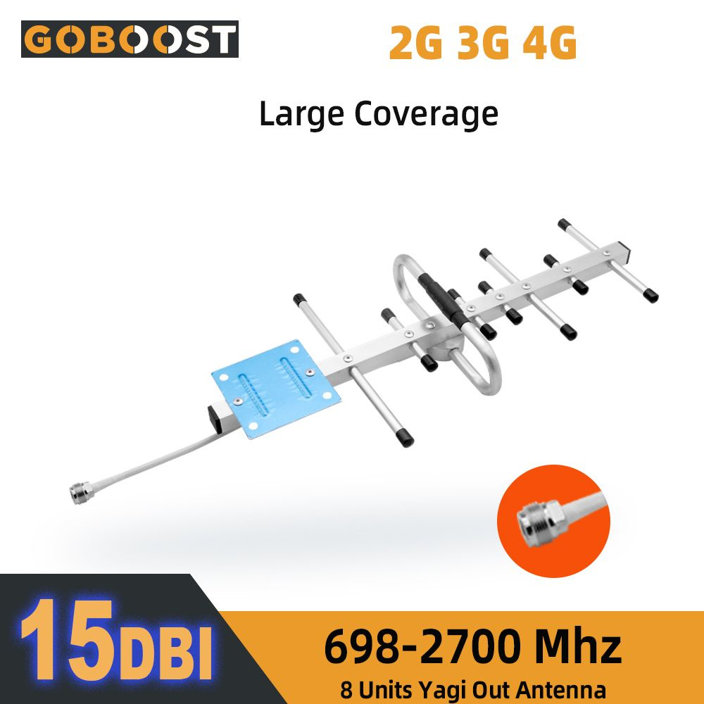 GOBOOST 8 Yagi наружная антенна 2g 3g 4g наружная антенна 698-2700 МГц ...