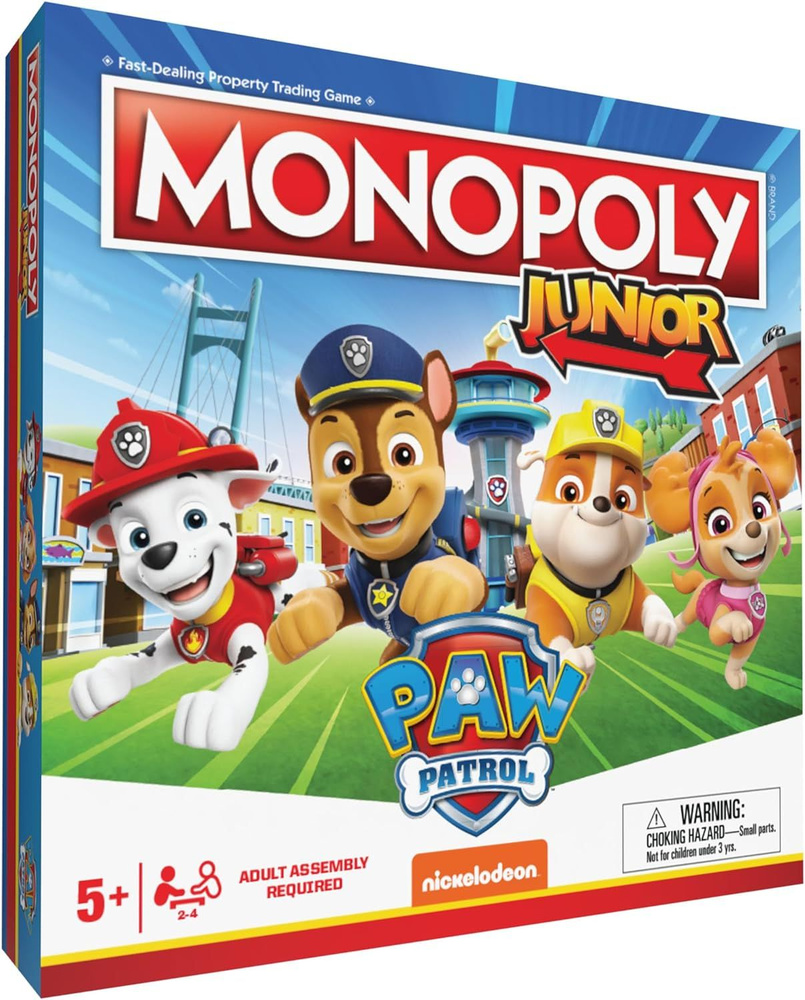 Настольная игра Monopoly Junior PAW Patrol (на англ. яз.) WM04163-EN1-6 #1