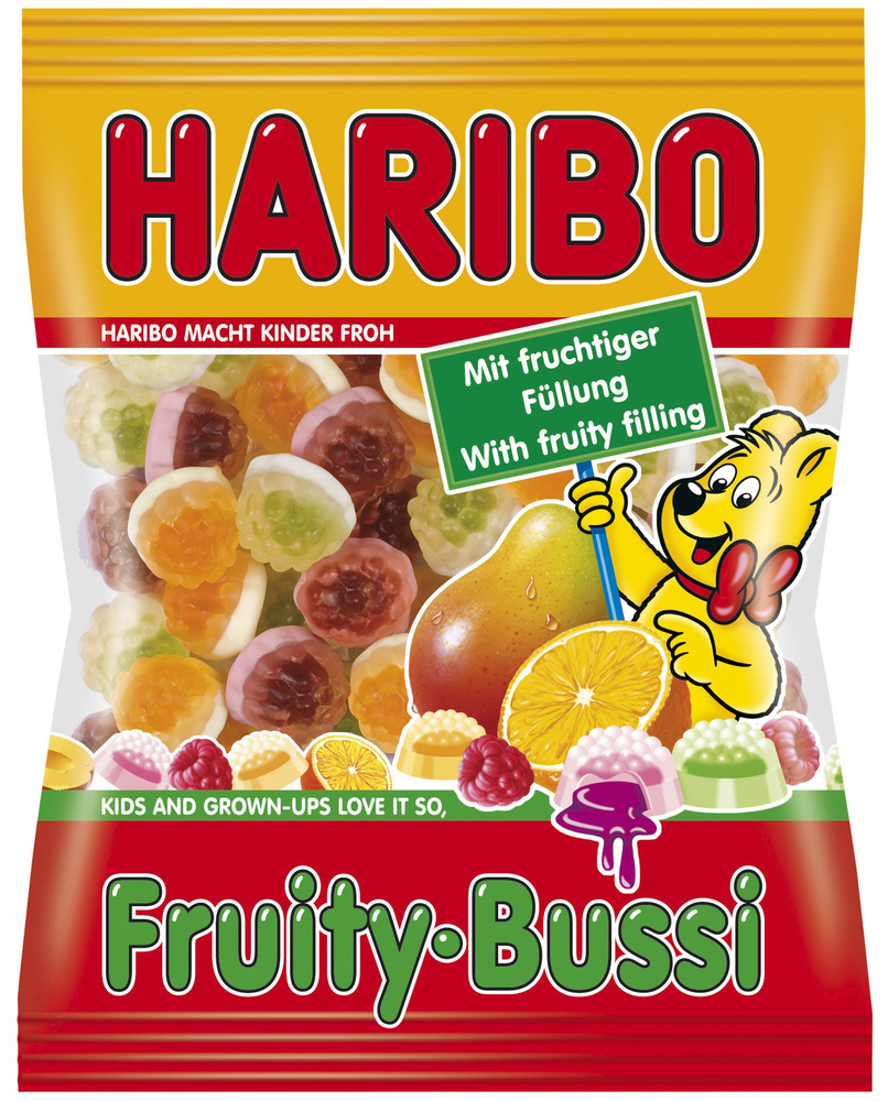 Мармелад жевательный HARIBO Fruity Bussi Фруктовый поцелуй 175 г #1