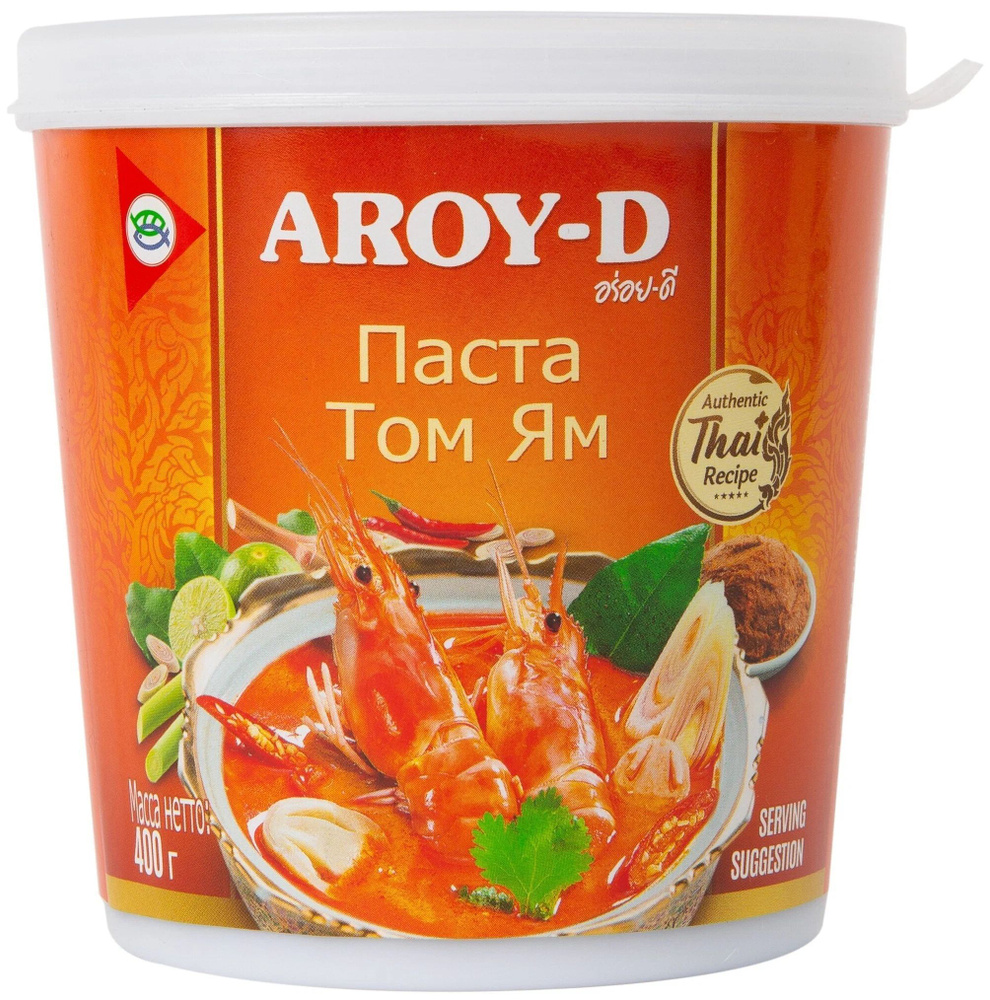 Паста Том Ям Aroy-D, тайский соус для приготовления, 400г #1