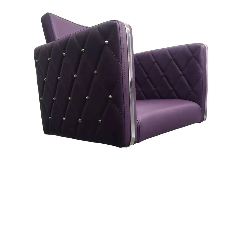 Парикмахерское кресло "Вайлет", Фиолетовый, Каркас кресла без гидравлического основания  #1