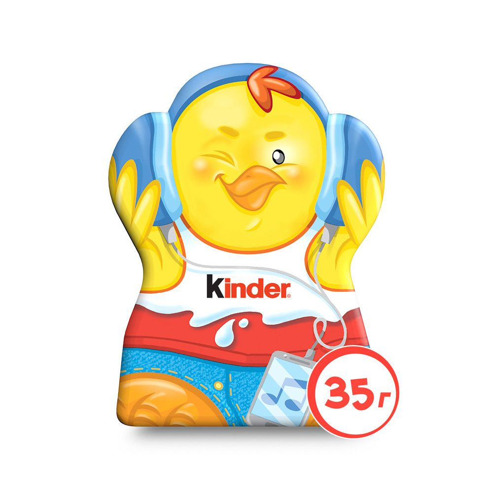 Фигурный молочный шоколад Kinder, 35 г