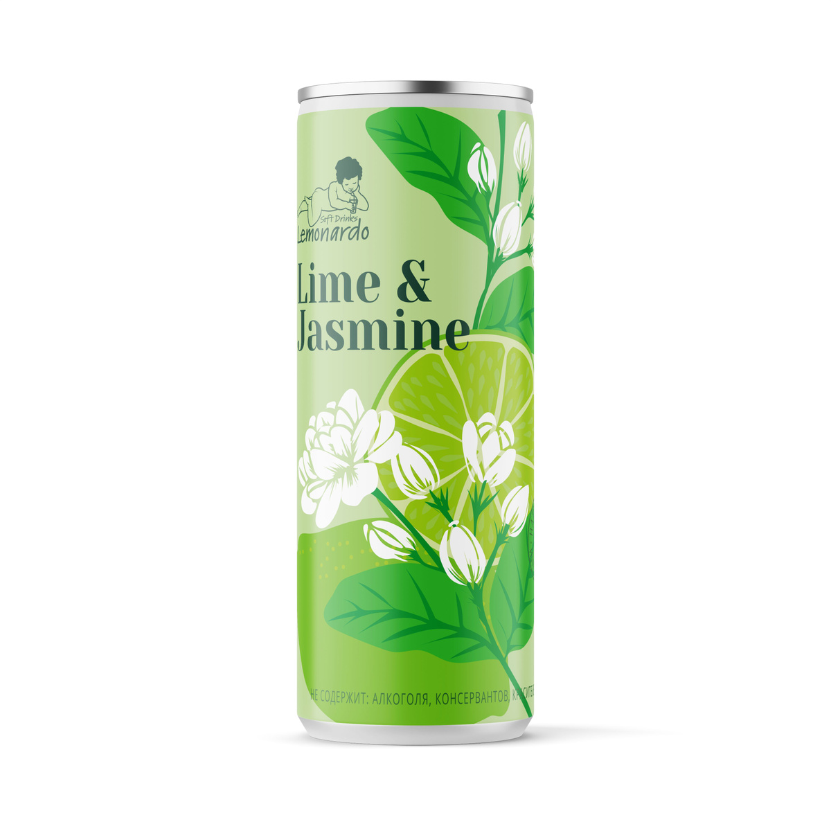 Натуральный лимонад Лайм и Жасмин / Lemonardo Lime & Jasmine