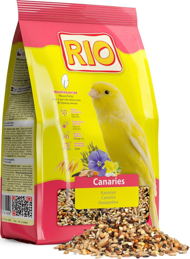 Rio Moulting Period Canaries / корм сухой Рио для канареек Рацион в период линьки 500 г  #1