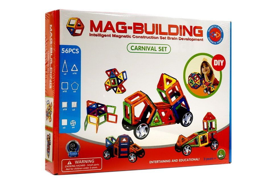 Магнитный конструктор Mag-Building 56 колеса #1