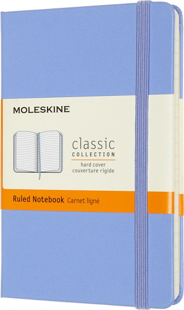 Блокнот Moleskine Classic Pocket, 192 стр., голубой, в линейку 1214854(MM710B42)  #1