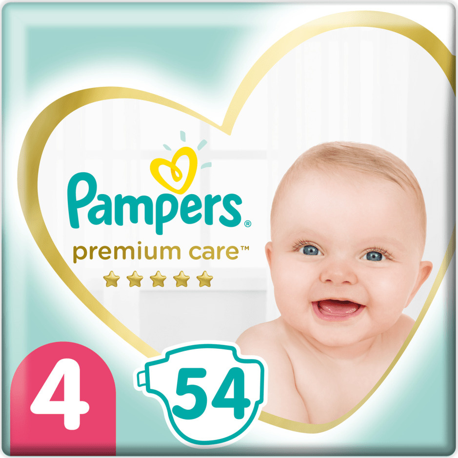Подгузники детские Pampers Premium Care Maxi 4 9-14кг 54шт #1