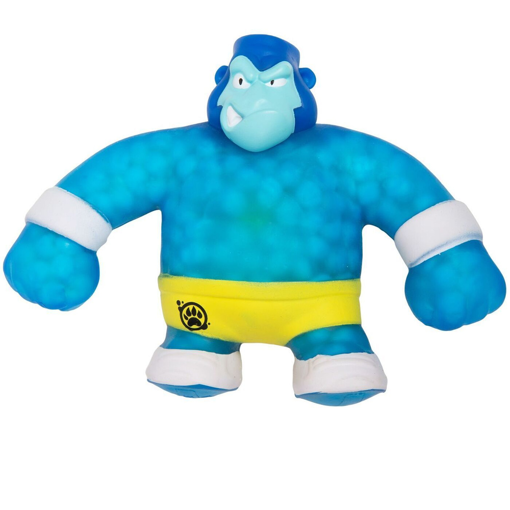 Игрушка-тянучка горилла, голубо-желтая #1