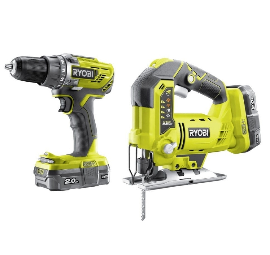 Набор инструментов Ryobi R18DDJS-220S #1