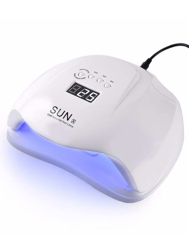 Sun LED, профессиональная лампа для маникюра SUN X, 54W, LED+UV, для сушки ногтей  #1