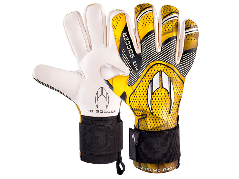 Перчатки вратарские HO SOCCER SUPREMO PRO NEGATIVE YELLOW (051.0671); 9.5 #1