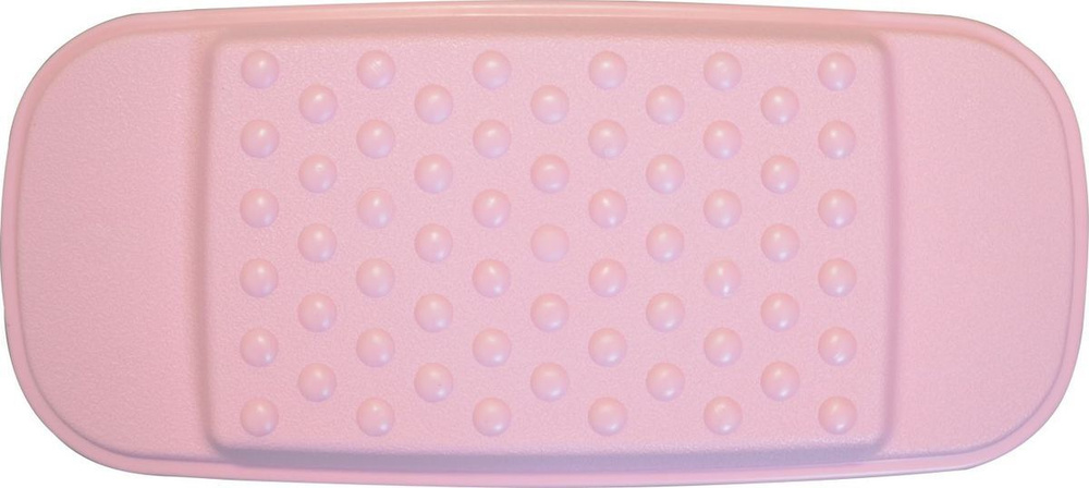 Подушка для ванны Ridder Eco на присосках, цвет: розовый, 30 х 13,5 х 2 см  #1