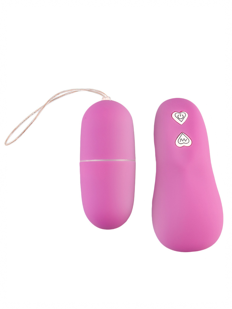 Купить Виброяйцо с хвостиком фиолетового цвета Chisa Heart Waves Bullet Vibrator в сексшопе 【TALLA】