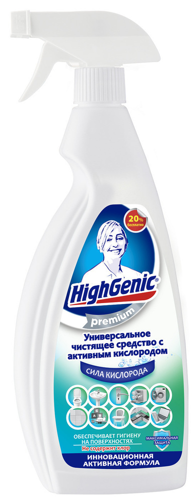 HighGenic Premium Универсальное чистящее средство с активным кислородом, 750 мл  #1