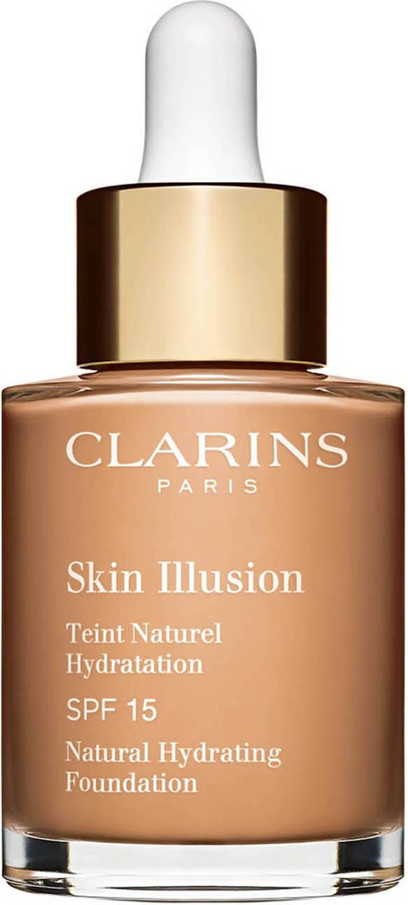 Clarins Skin Illusion Увлажняющий тональный крем с легким покрытием SPF 15, 108.5 cachew, 30 мл  #1