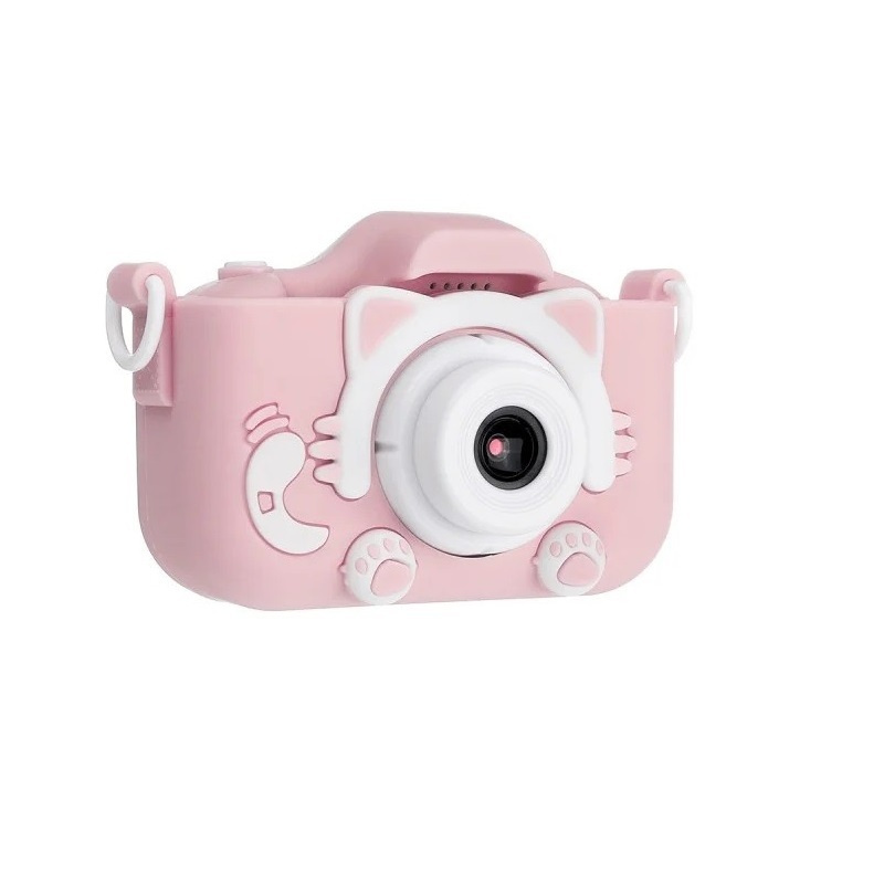 Детский цифровой фотоаппарат, розовый #1