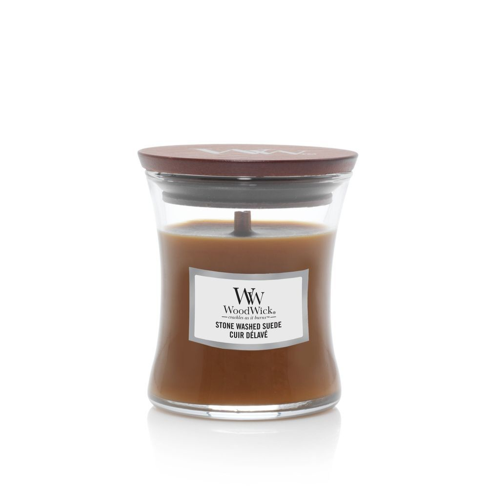 WoodWick Свеча ароматическая "Потертая замша 85гр.", 8 см, 1 шт #1