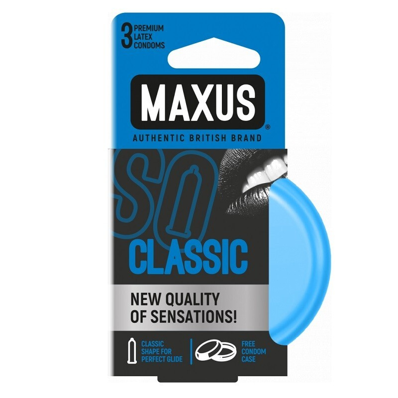 Презервативы "MAXUS CLASSIC", 3 шт. классические #1