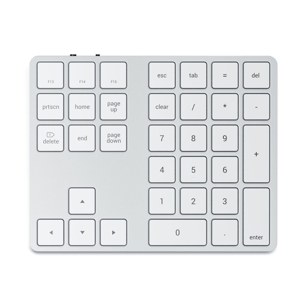 Беспроводной блок клавиатуры Satechi Aluminum Extended Keypad. ST-XLABKS. Цвет: серебристый.  #1