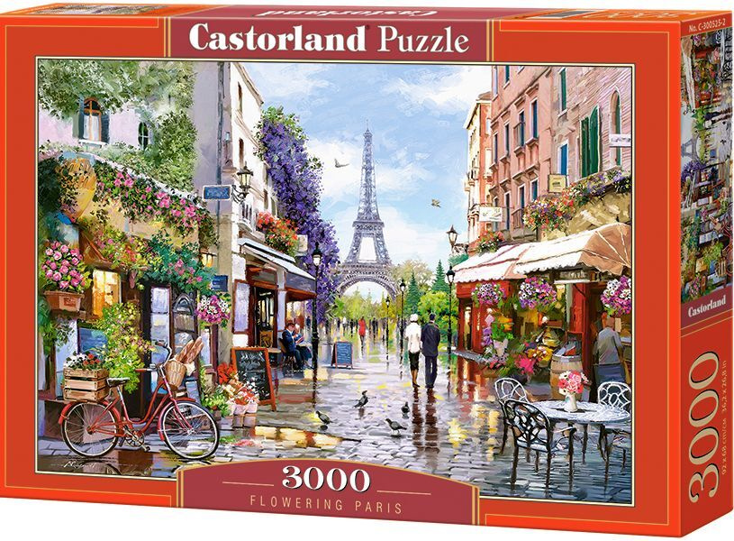 Пазлы для взрослых 3000 элементов, деталей Castorland Париж в цветении  #1