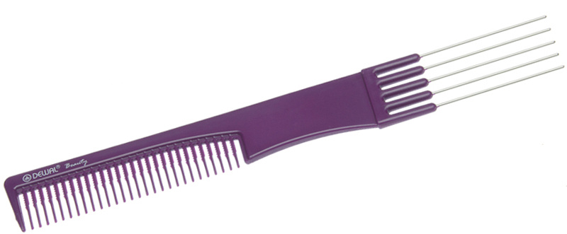 Расческа парикмахерская DEWAL BEAUTY, арт. DBFI6506, фиолетовый, Пластик  #1
