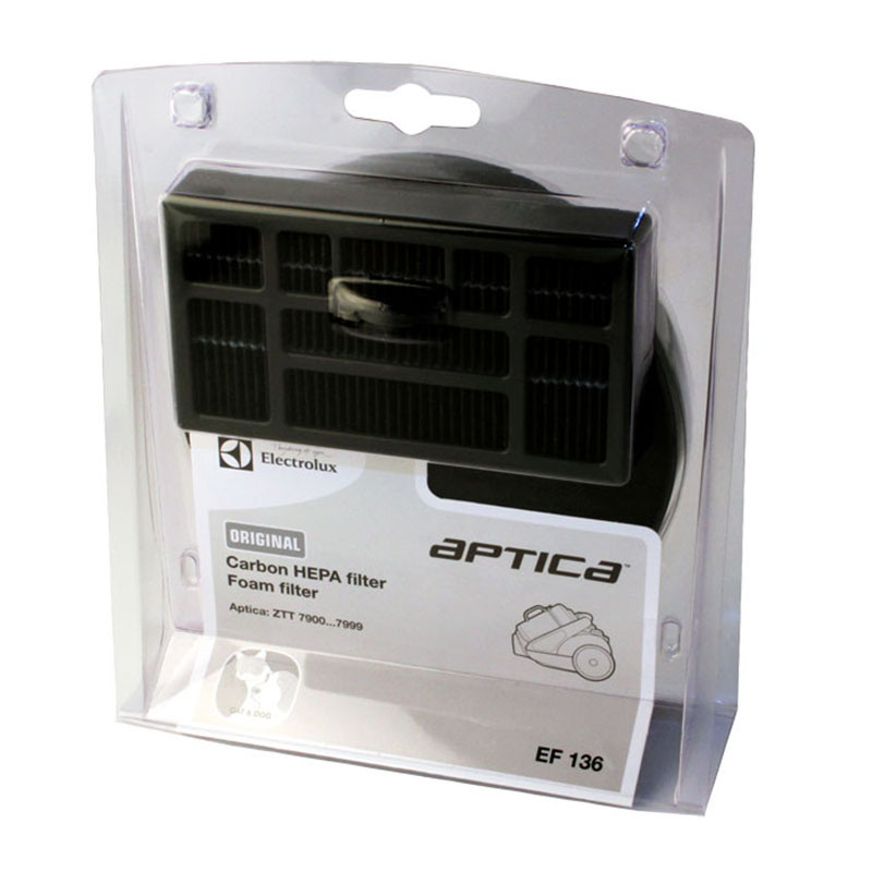 Комплект фильтров Electrolux EF136 гигиенический + моющийся внутренний + моющийся внешний для серии APTICA #1