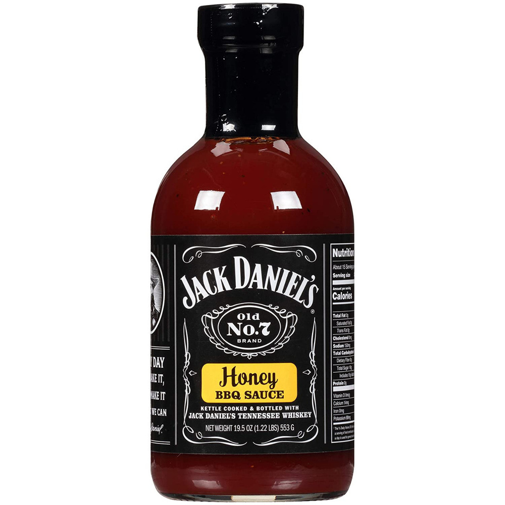 Соус Jack Daniel's (Джек Дэниэлс) Honey BBQ Sause (для барбекю медовый) 553 гр  #1