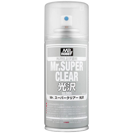 Mr.Hobby B-513 Лак художественный эмалевый глянцевый Mr.Super CLEAR GLOSS 170 мл  #1