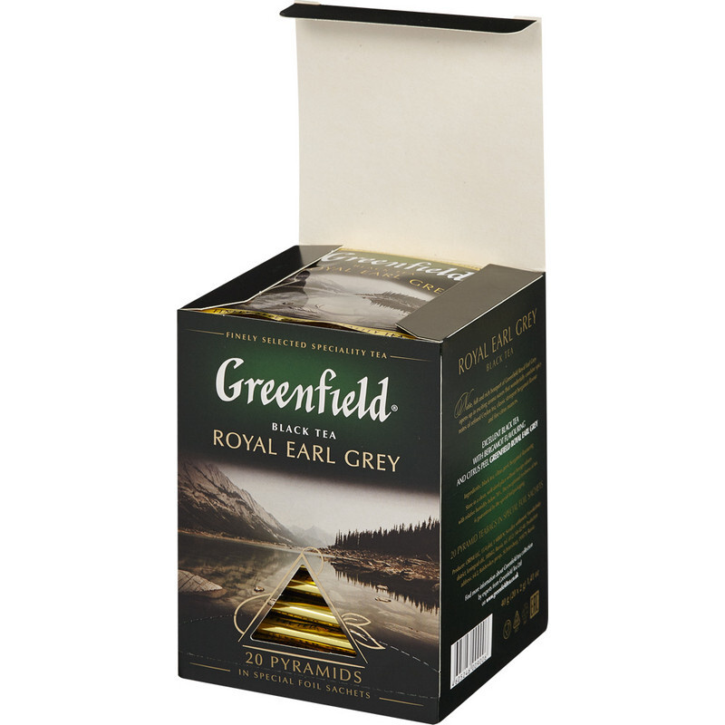 Чай Greenfield Royal Earl Grey черн фольг. пирамидки 20 пак/уп #1