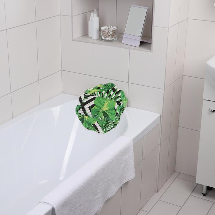 Вилина, Подушка для ванны с присосками "Релакс", 33х33 см, цвет МИКС  #1