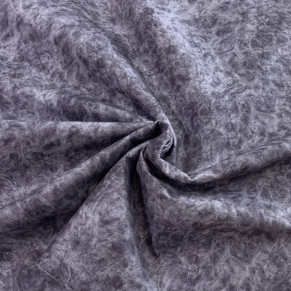Мебельная ткань для обивки мебели, ткань для шитья Микровелюр (D-1) цвет серый, ширина 140 см  #1