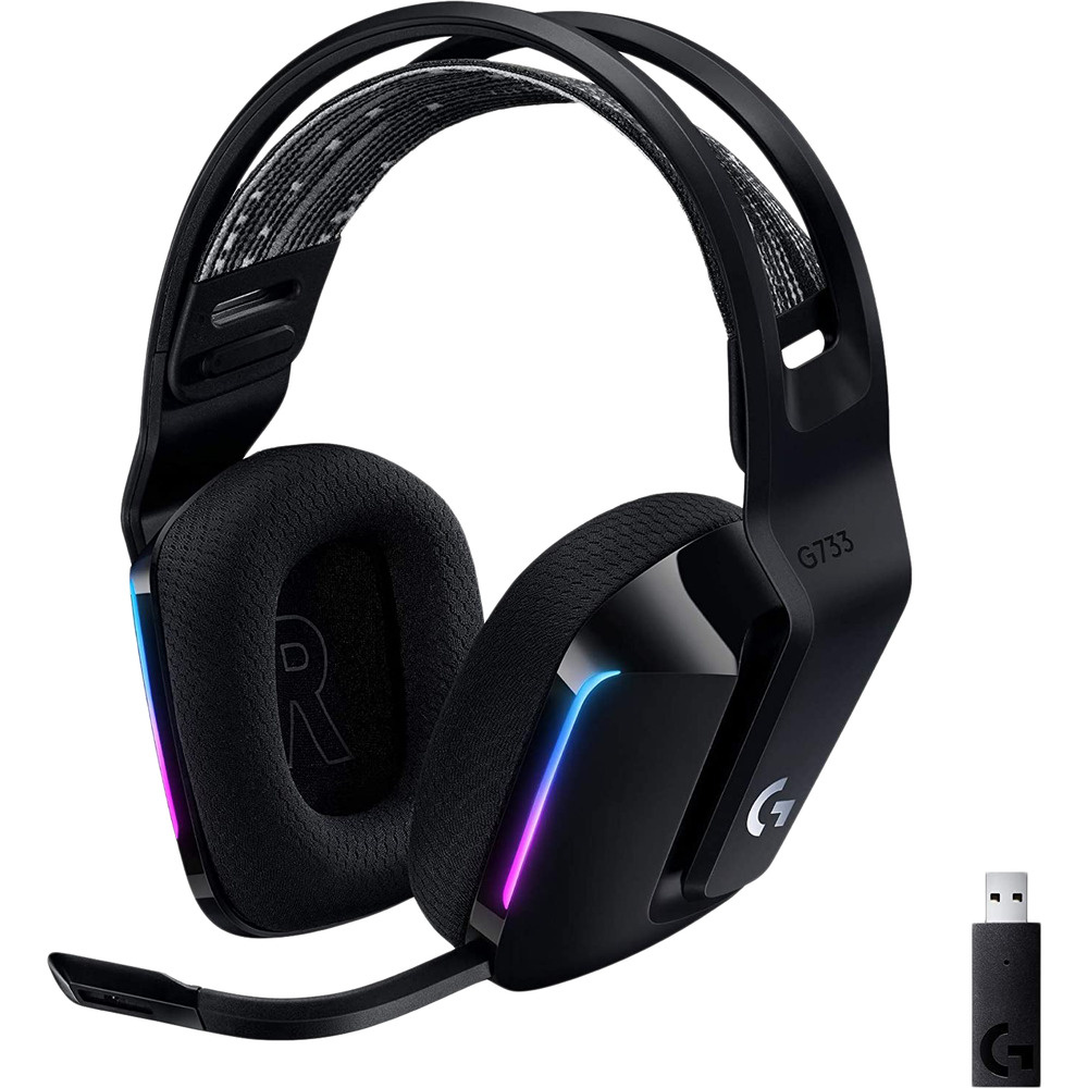 Гарнитура Logitech G733 Lightspeed Gaming Headset Black #1