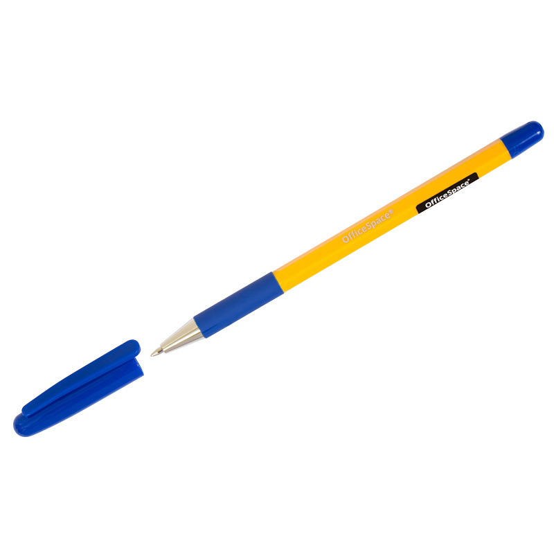 Ручка шариковая OfficeSpace Yellow Stone (0.5мм, синий цвет чернил) (BPG_19591)  #1