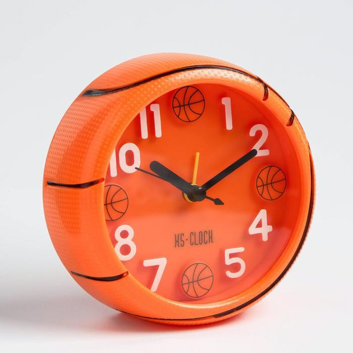 Будильник "Баскетбольный мяч", дискретный ход, 11.5 х 11.5 см, d-11 см  #1