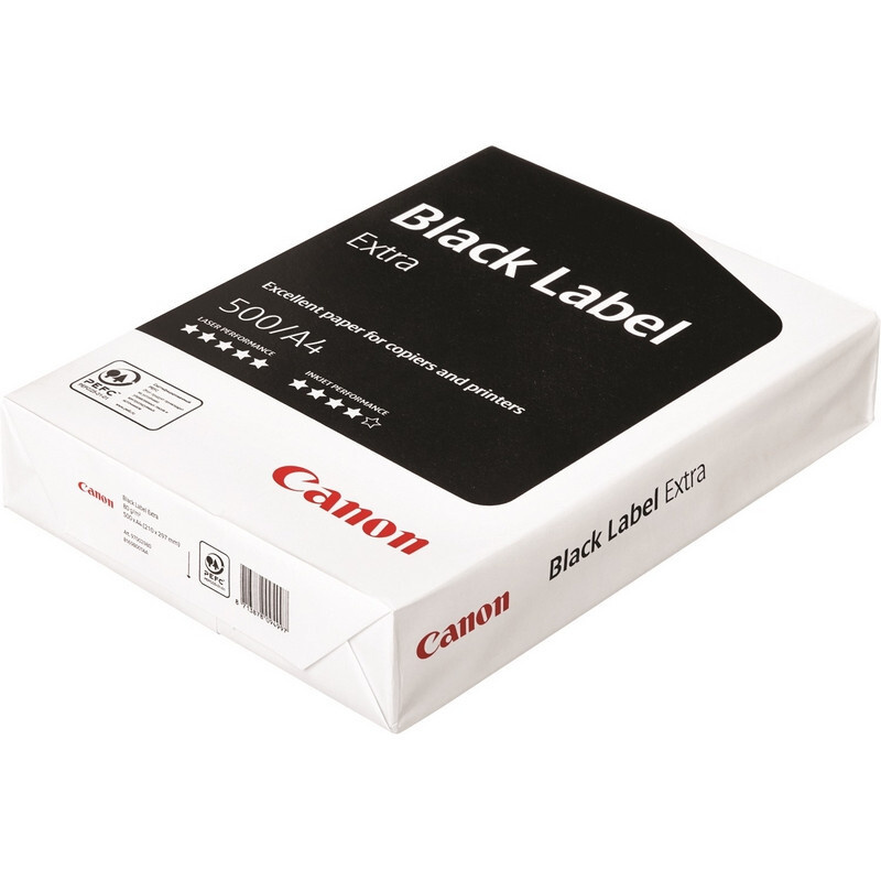 Бумага для офисной техники Canon Black Label Extra, А4, марка В, 80 г/кв.м, 500 листов  #1