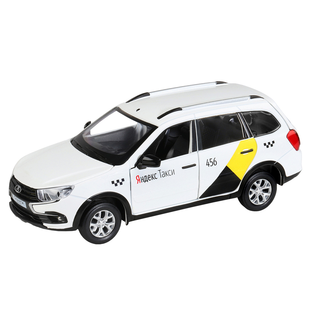 Машинка металлическая Яндекс.Такси, модель Lada Granta, 1:24 #1