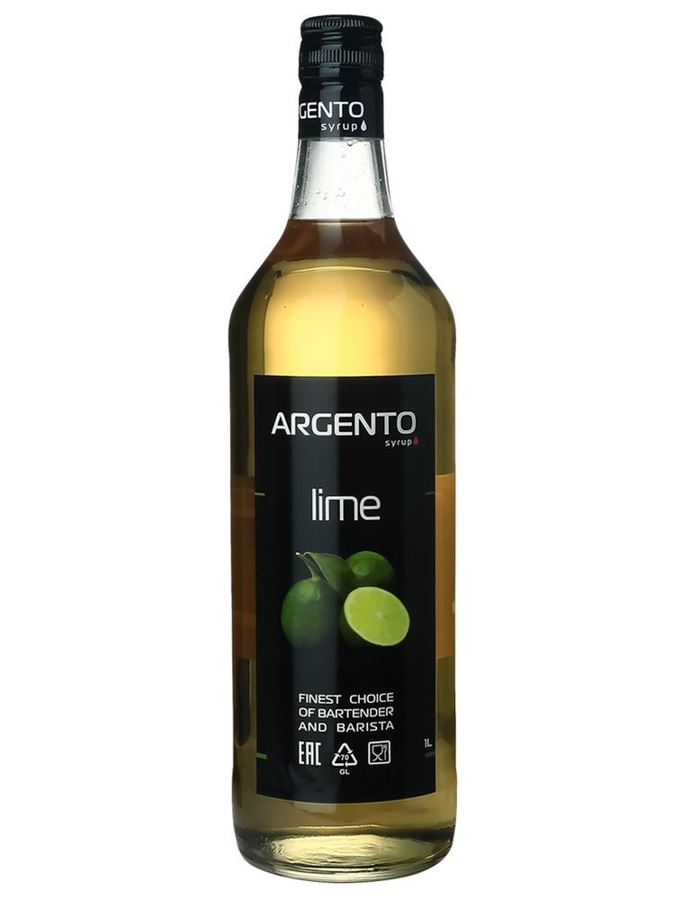 Сироп Argento Lime / Ардженто Лайм для кофе и коктейлей 1 л #1