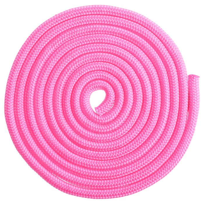 Скакалка гимнастическая, 3 м, цвет неон розовый #1