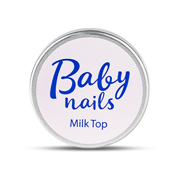 CNI Цветной защитный гель "Baby Nails Milk Top" 15 г #1