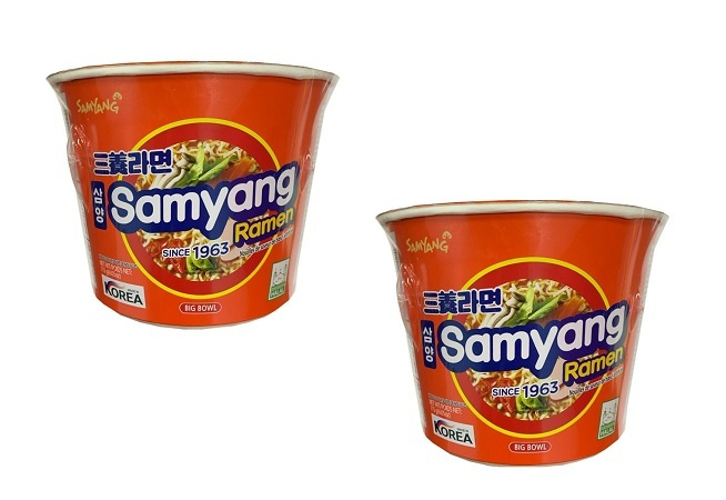 Лапша быстрого приготовления SamYang Ramen / Самьянг со вкусом говядины и ветчины 115 г 2шт (Корея)  #1
