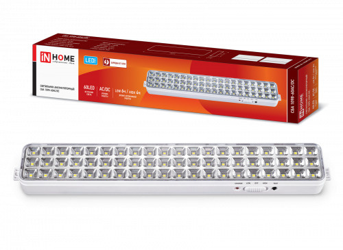 IN HOME Светильник сд ав СБА 1098-60AC/DC 60 LED 2.0Ah lithium battery AC/DC 4690612029504  #1